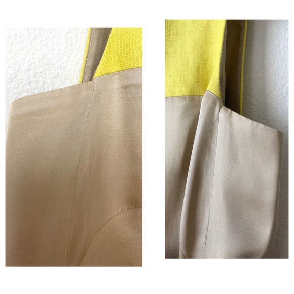 Akris Silk Sleeveless Colorblock Dress 10 - Picture 7 of 8